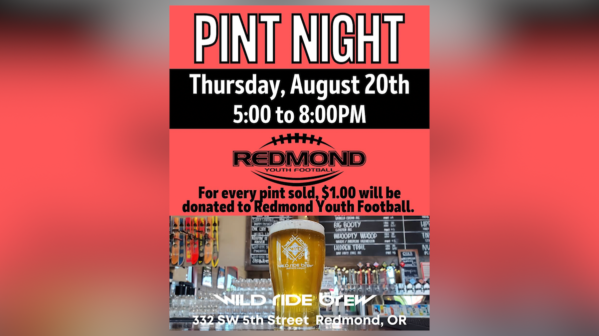 YOU’RE INVITED: Pint Night fundraiser benefitting Redmond Youth Football