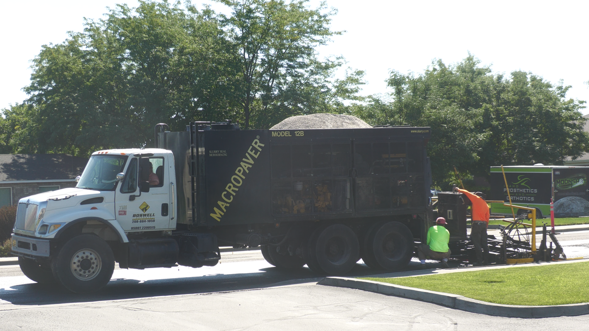 Microsurfacing to temporarily close lanes on several Idaho Falls roads