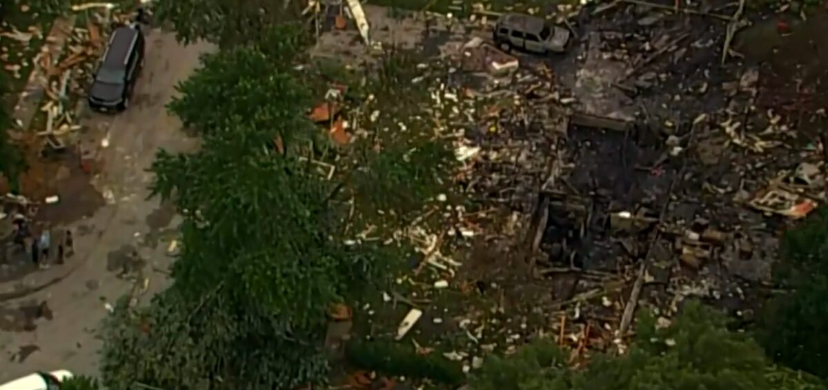 Neighbors told CBS News Chicago an elderly couple had lived in the home for at least 30 years. The husband
