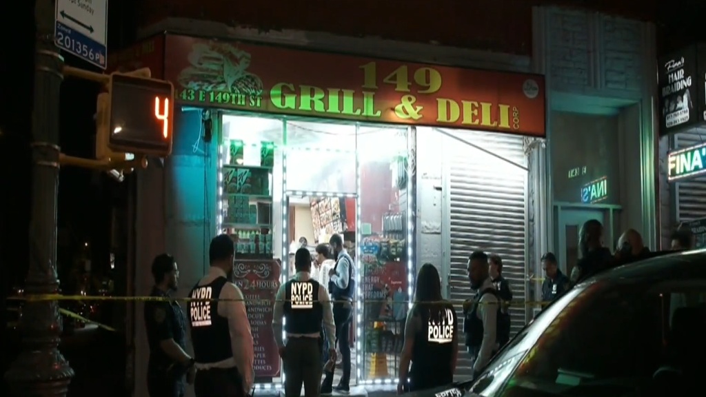 A man is hospitalized after a suspect walked into a Bronx deli