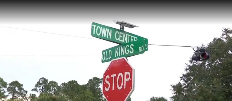A Flagler County man is accused of strangling his girlfriend on a sidewalk