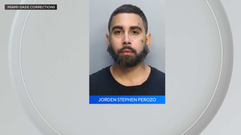 35-year-old Jorden Perozo is charged with battery and harassment based on religious or ethnic heritage.