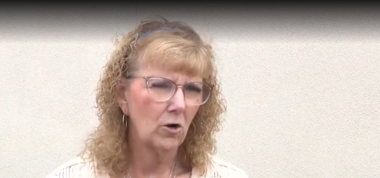 Ange Burnett said a package was dropped off on her family's doorstep. Their Ring doorbell camera got footage of the person