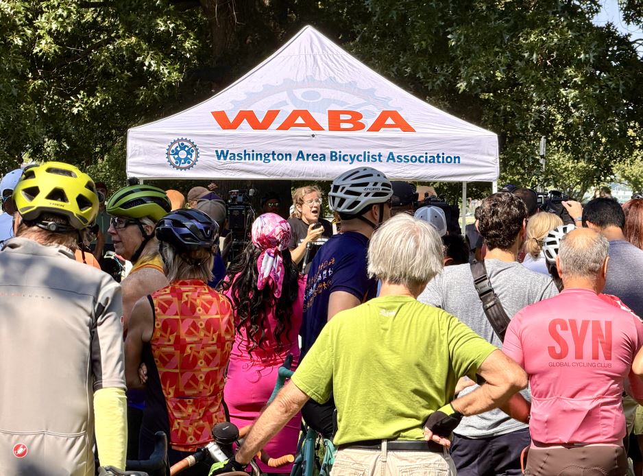 Hains Point was packed with bike riders on September 29th