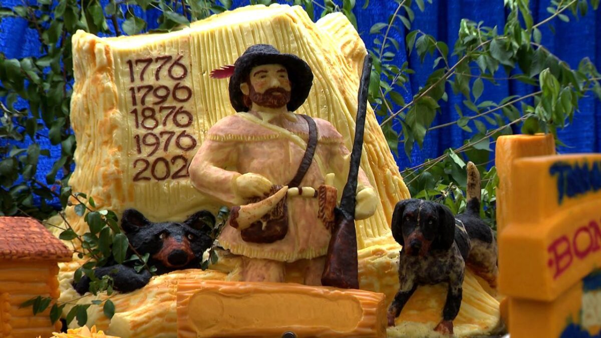 The Wilson County Tennessee State Fair's got all sorts of things commanding attention. Still