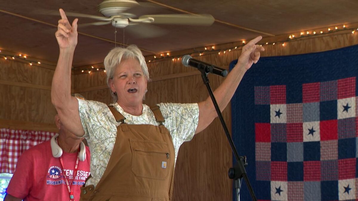 The first-ever "Yelling" contest was held at the Wilson County-Tennessee State Fair.