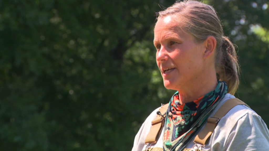Brandi Whitney of Serenbe Farms was among those who felt the daily burden of trying to save her fields.