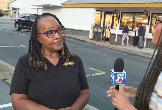 At the Biscuitville off Robinhood Road