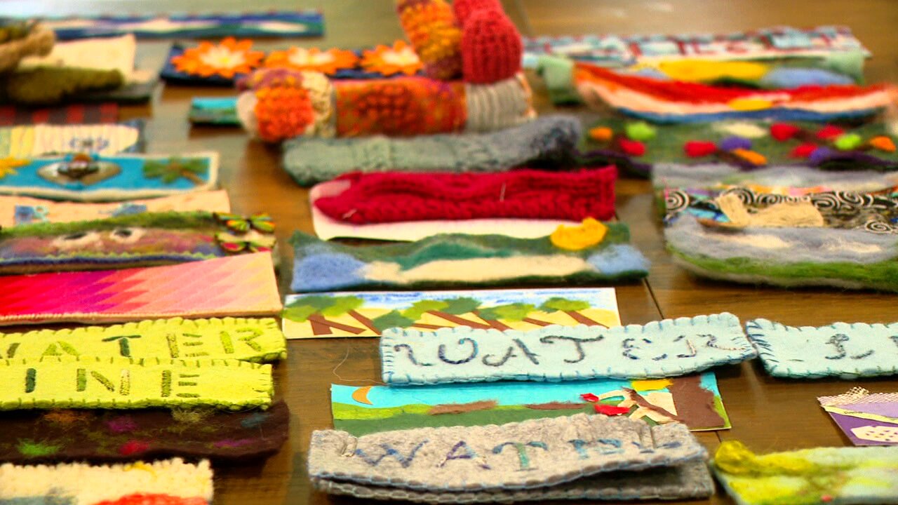 The community is helping a local art studio