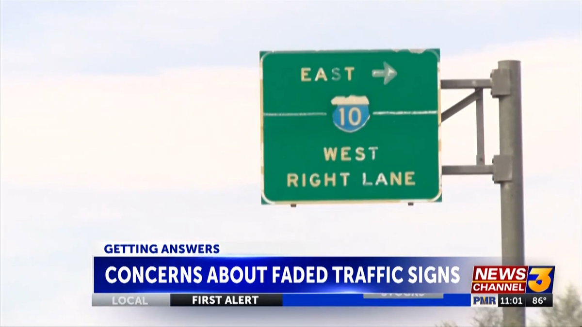 Palm Desert resident raises concerns about faded traffic signs along I-10 Washington exit