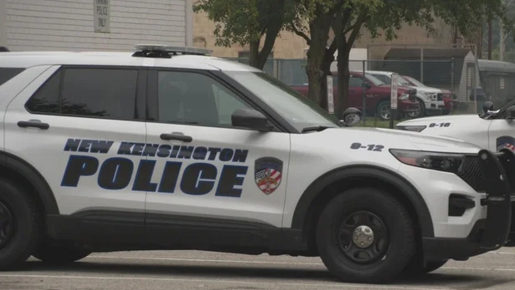 An officer with the New Kensington Police Department is on leave and under investigation after a violent confrontation with a suspect who ended up in the hospital with serious facial injuries.