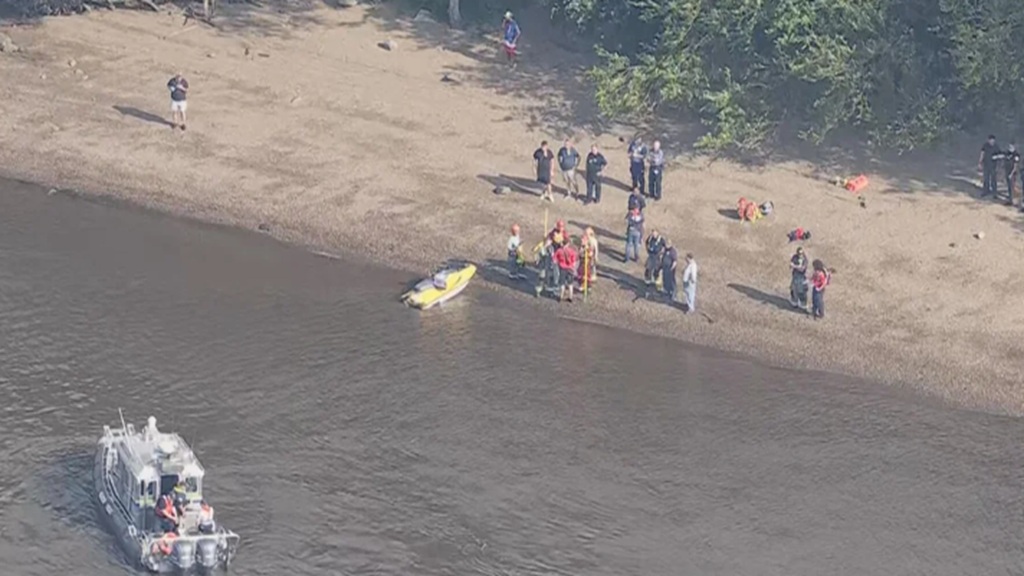 Emergency crews in New Jersey are resuming a search for a missing woman who officials say helped rescue a girl struggling in the Delaware River. Officials are now calling it a recovery mission.