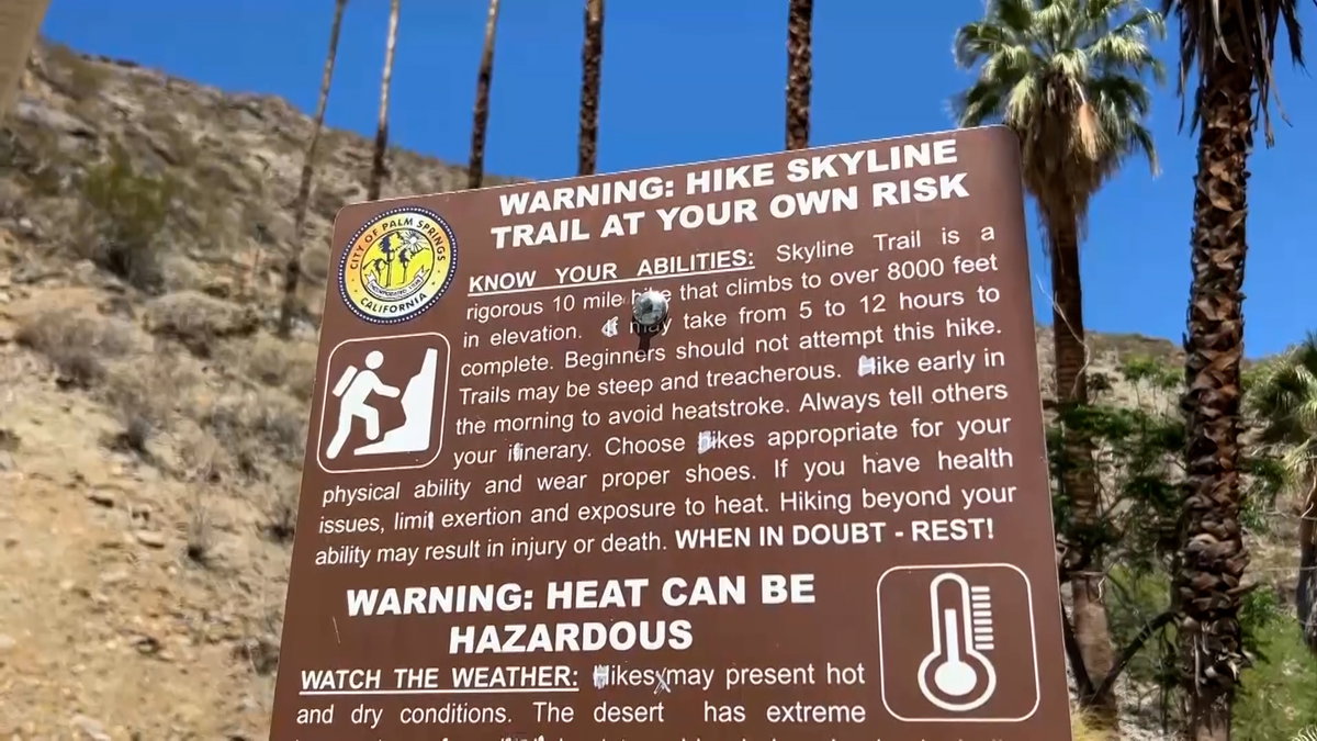 Palm Springs Fire Department urge residents to stay safe hiking during Summer