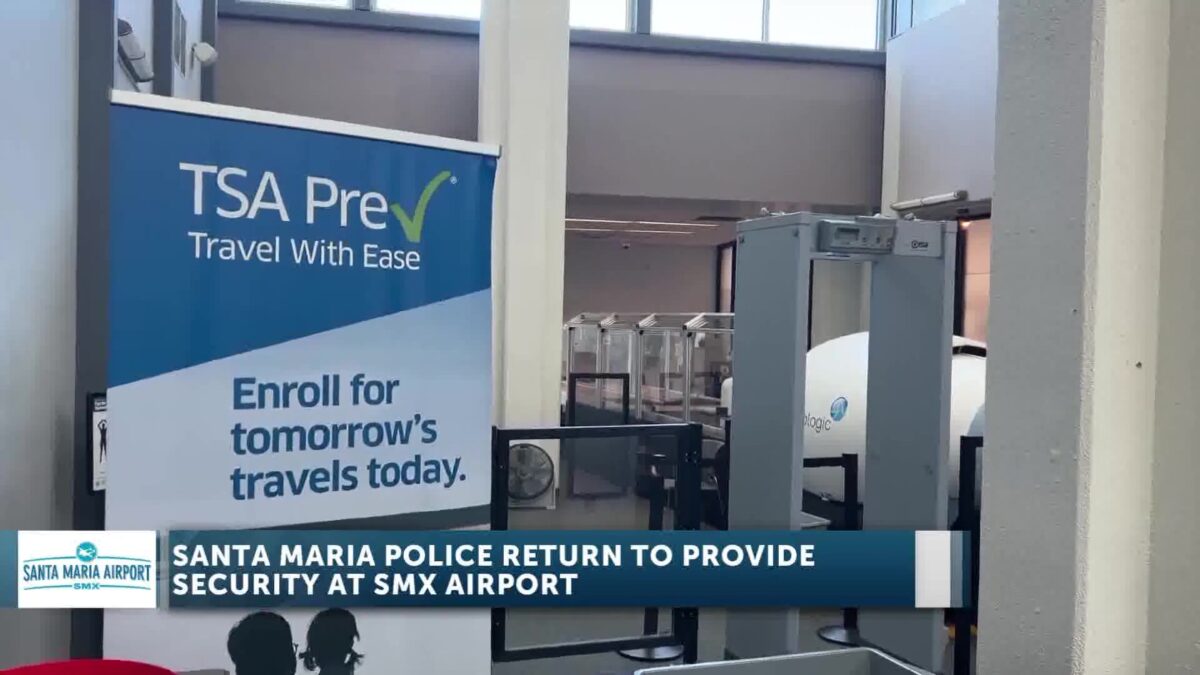 City Police Return To Law Enforcement Support At Santa Maria Public Airport