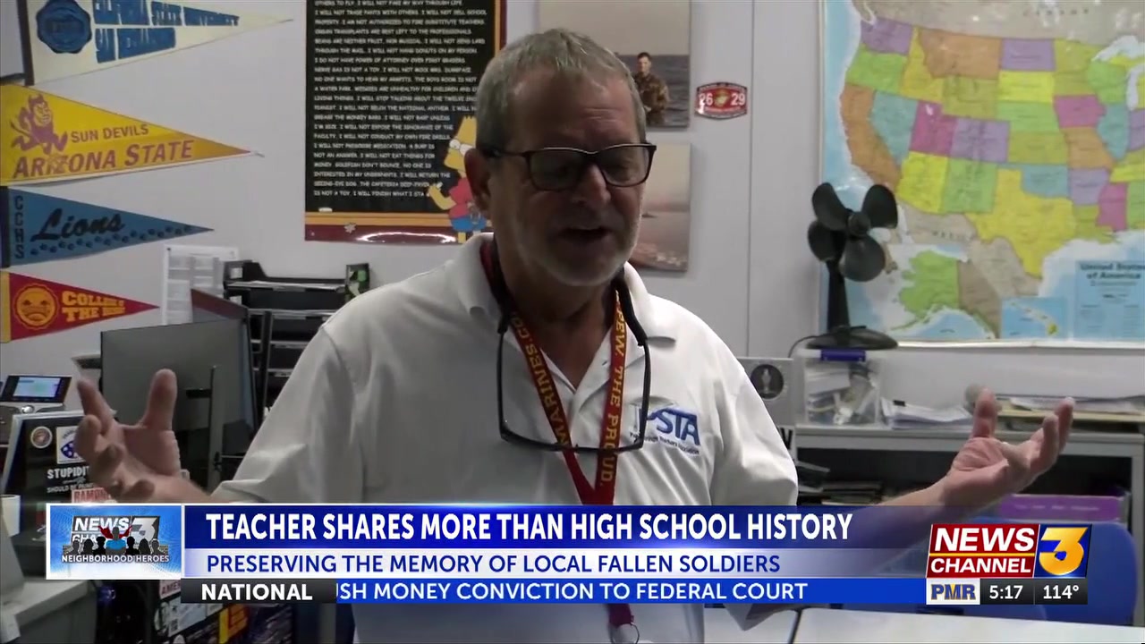 Neighborhood Hero: Teacher preserves memories of local fallen service members