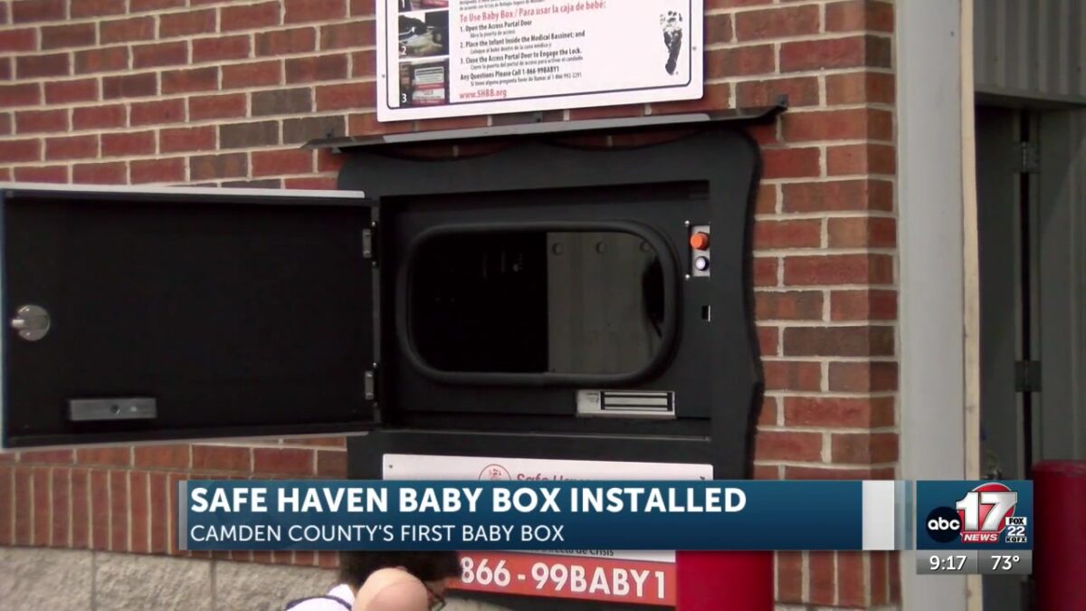 Camden County installs first Safe Haven baby box