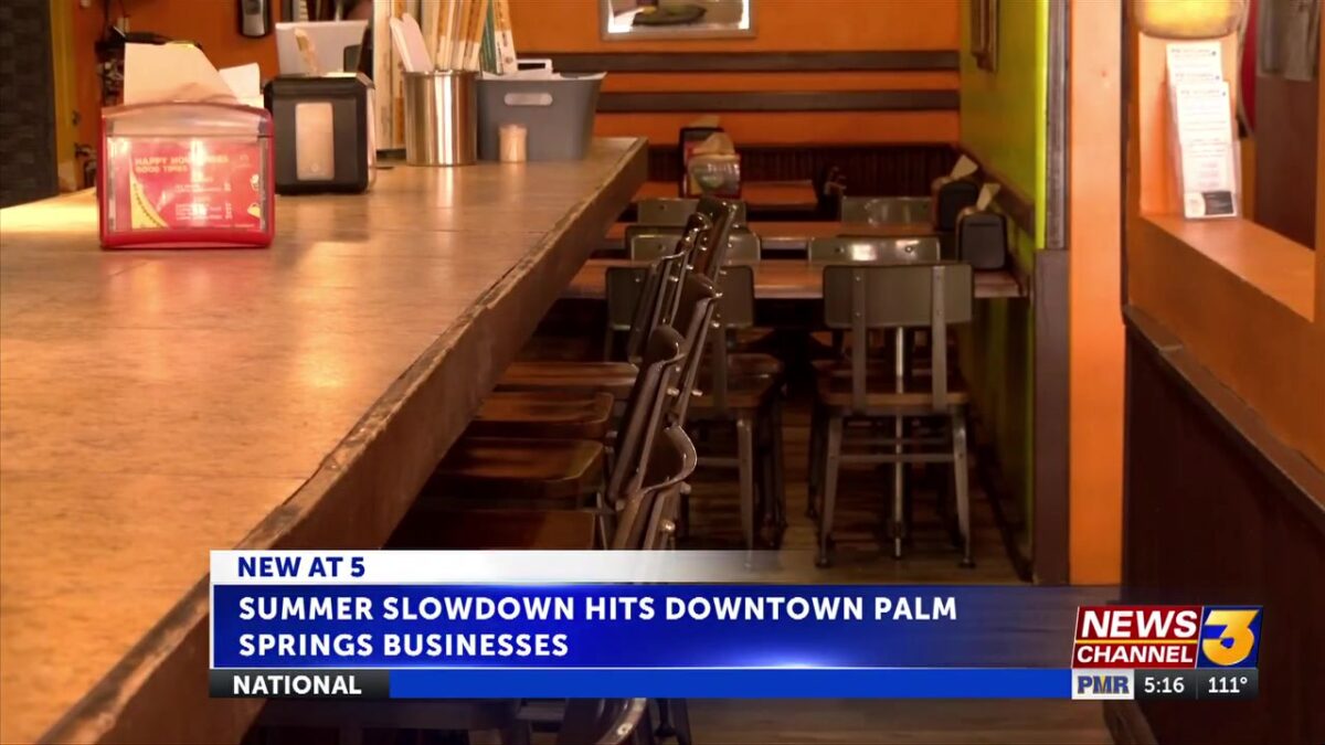 Triple-digit heat slows Downtown Palm Springs traffic as businesses adapt