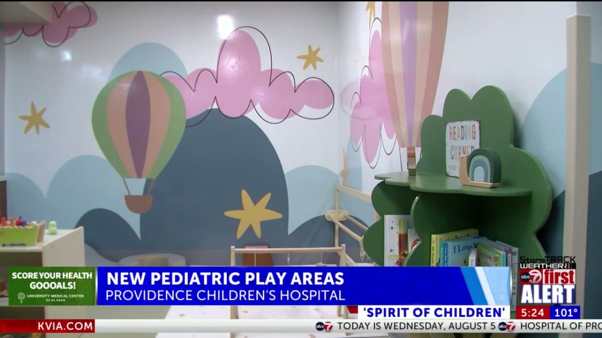 Hospital of Providence Children’s Hospital opens new play areas for young patients