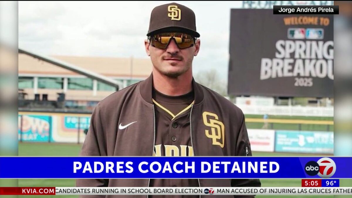 ICE detains San Diego Padres minor league coach at El Paso airport