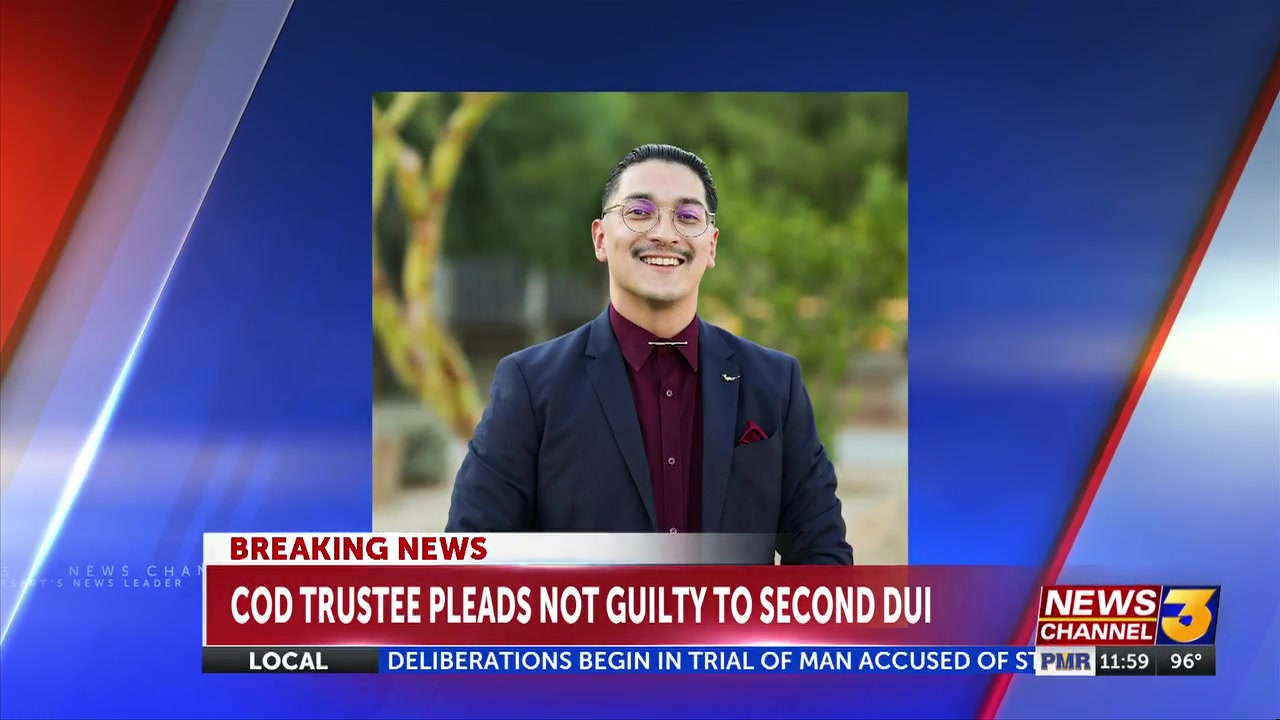 COD trustee pleads not guilty to second DUI