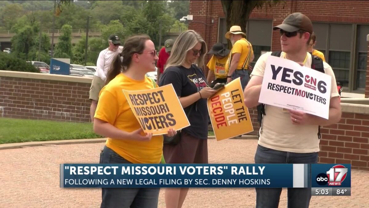 ‘Respect Missouri Voters’ rallies in Jefferson City days after Hoskins rejected ballot initiative