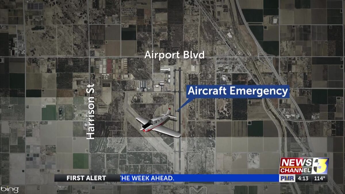 No injuries reported after plane makes emergency landing at Thermal airport