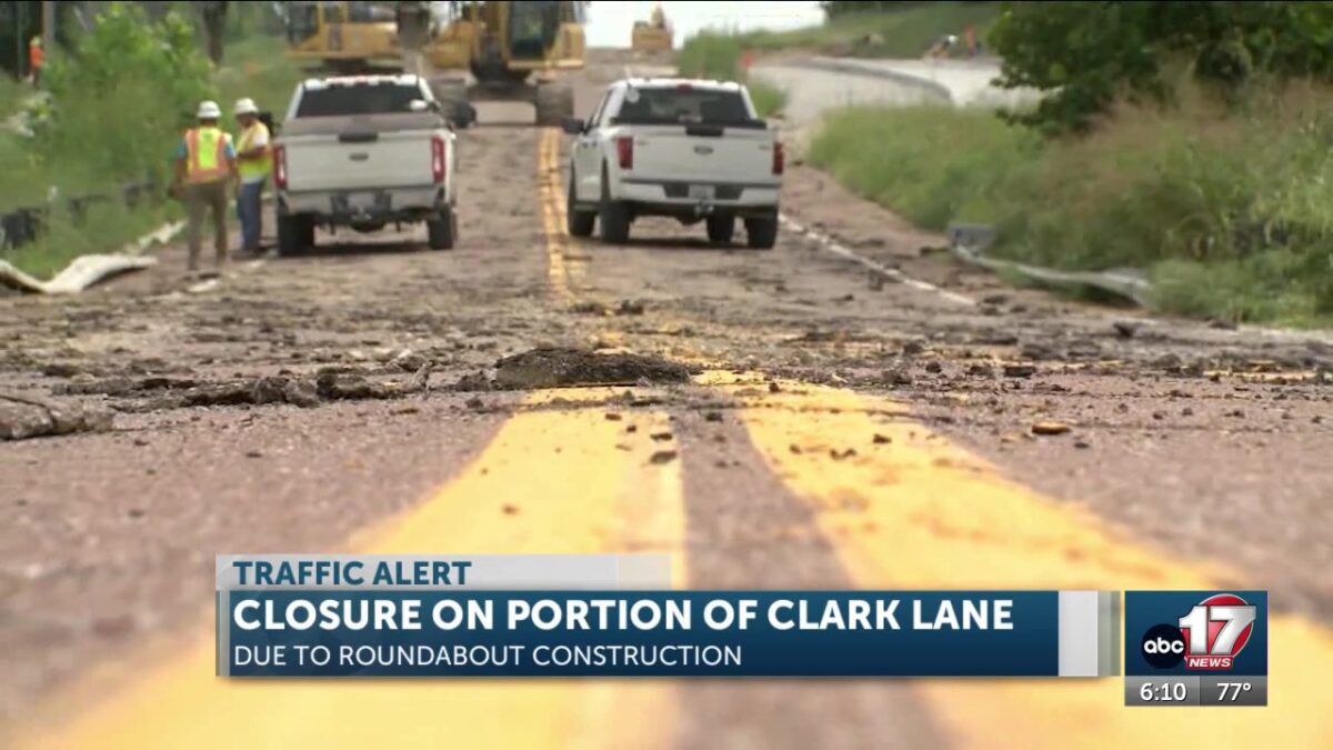 Work begins at Clark Lane and Hanover Boulevard