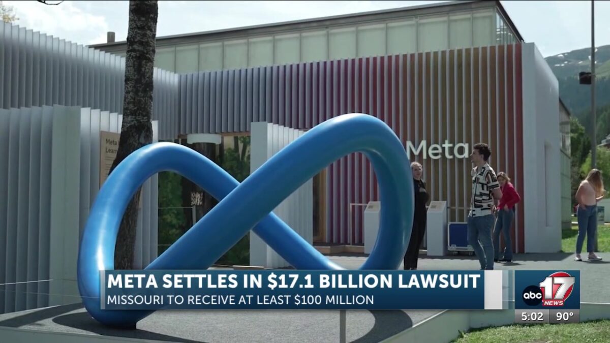 Missouri to receive at least $100 million in Meta settlement