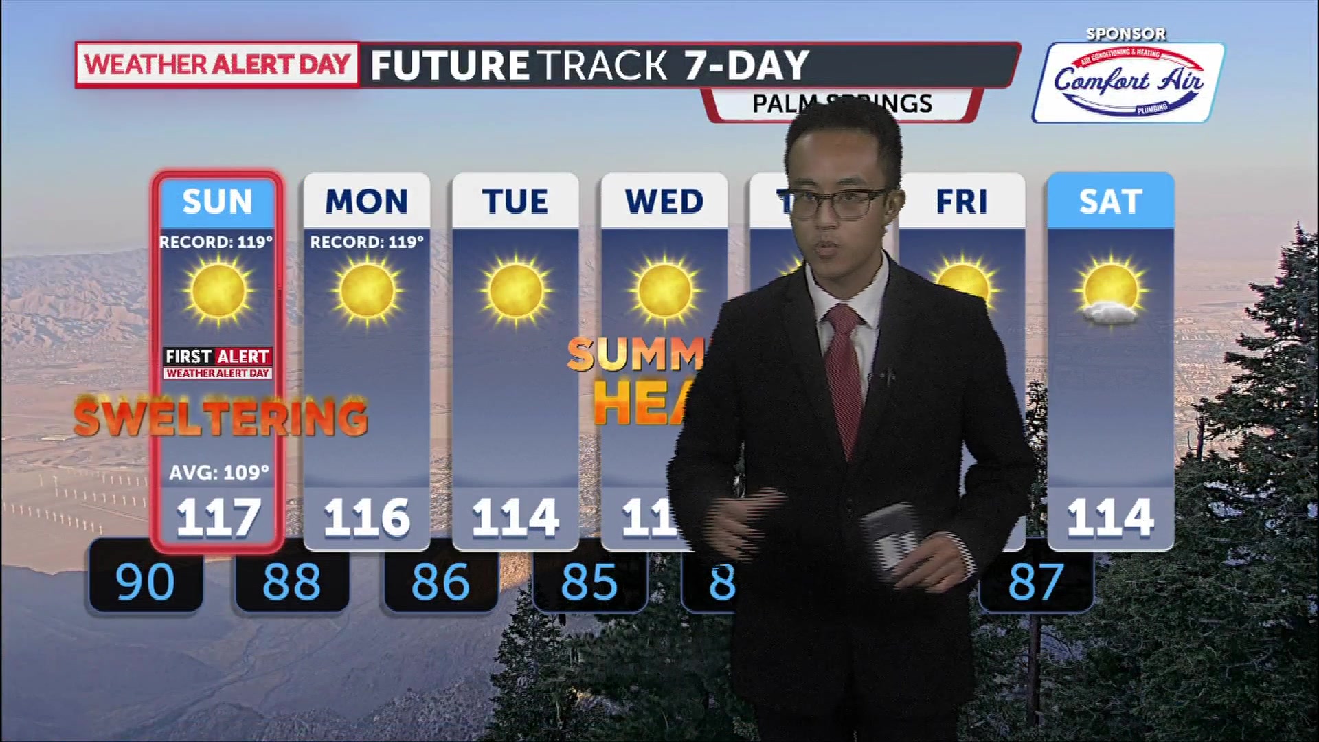 First Alert Weather Alert in place through the weekend as heat wave peaks