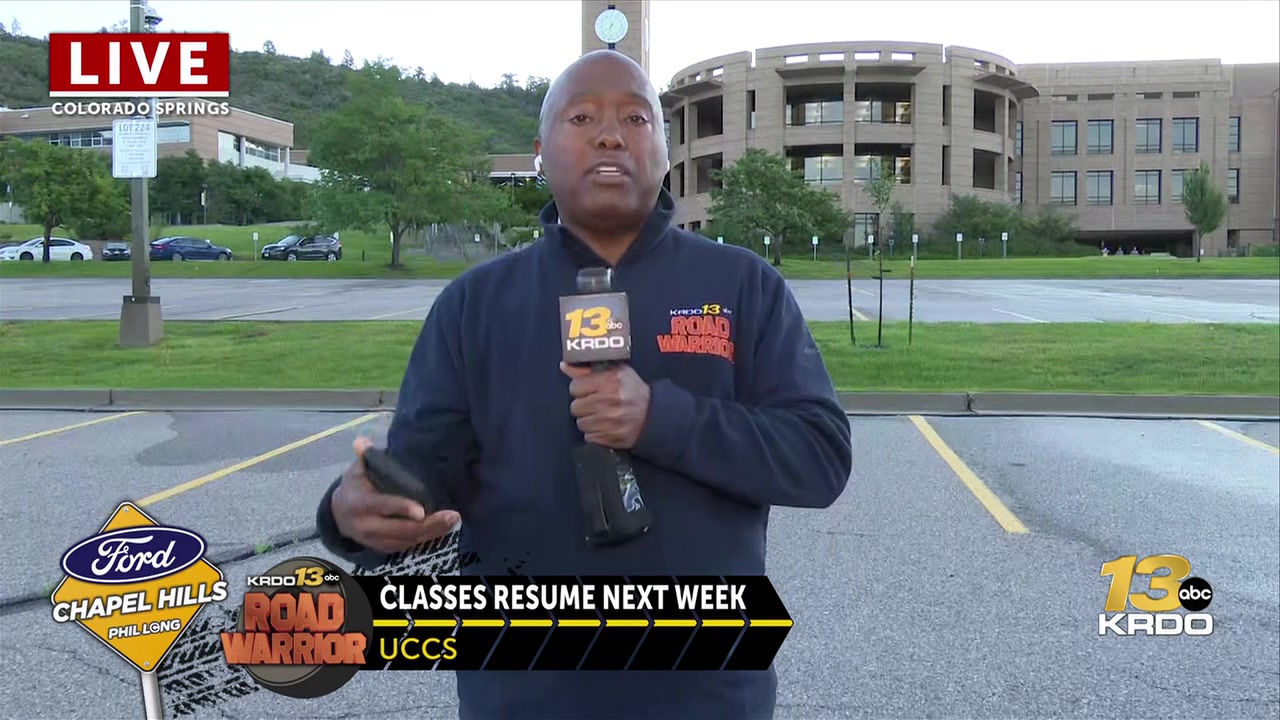 Classes resume at UCCS next Monday. We prepare you for the parking and traffic impacts there
