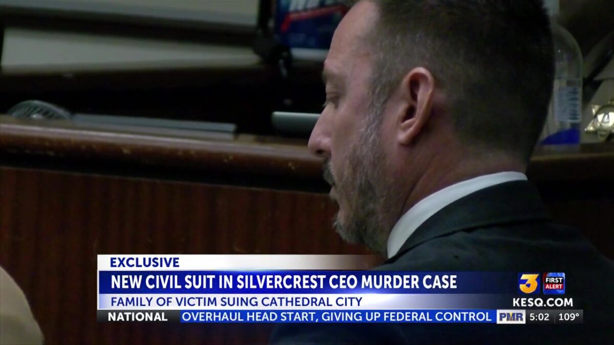 Family of victim in Silvercrest CEO murder case now suing Cathedral City
