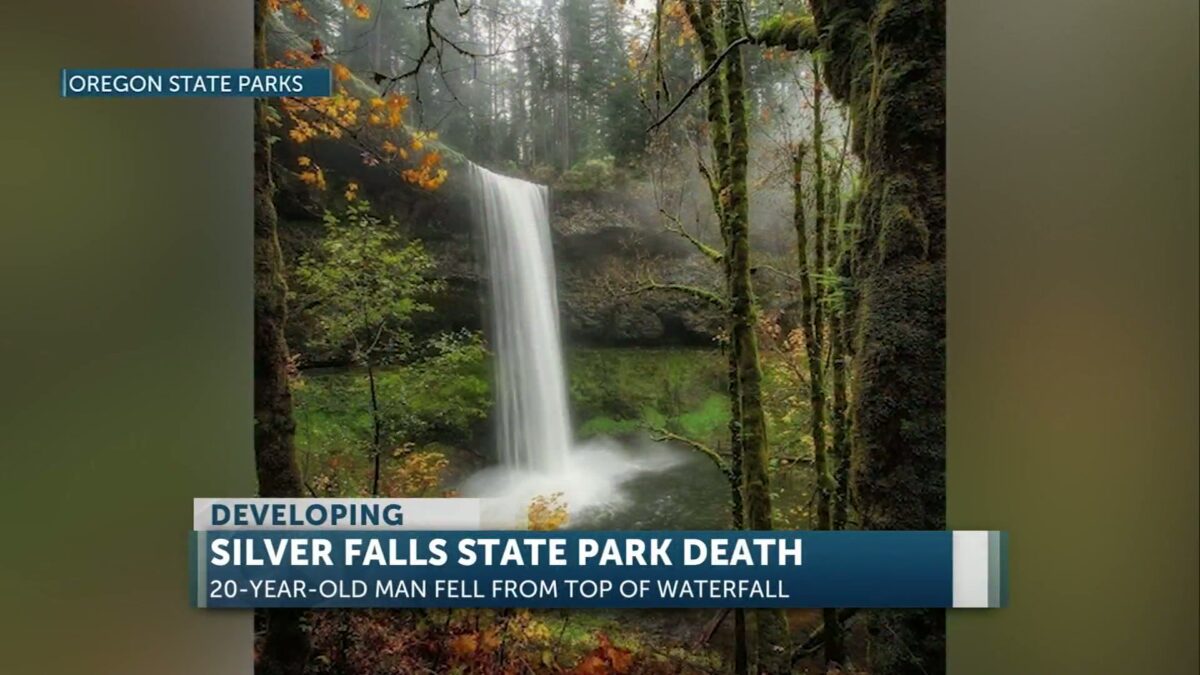 Kentucky Man Dies at Oregon Park After Falling from Top of Waterfall