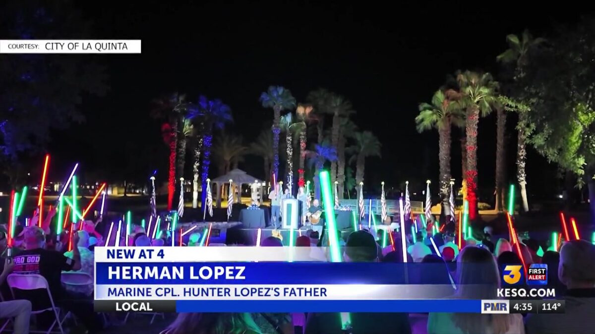 La Quinta to host 5th annual Hunter Lopez lightsaber vigil