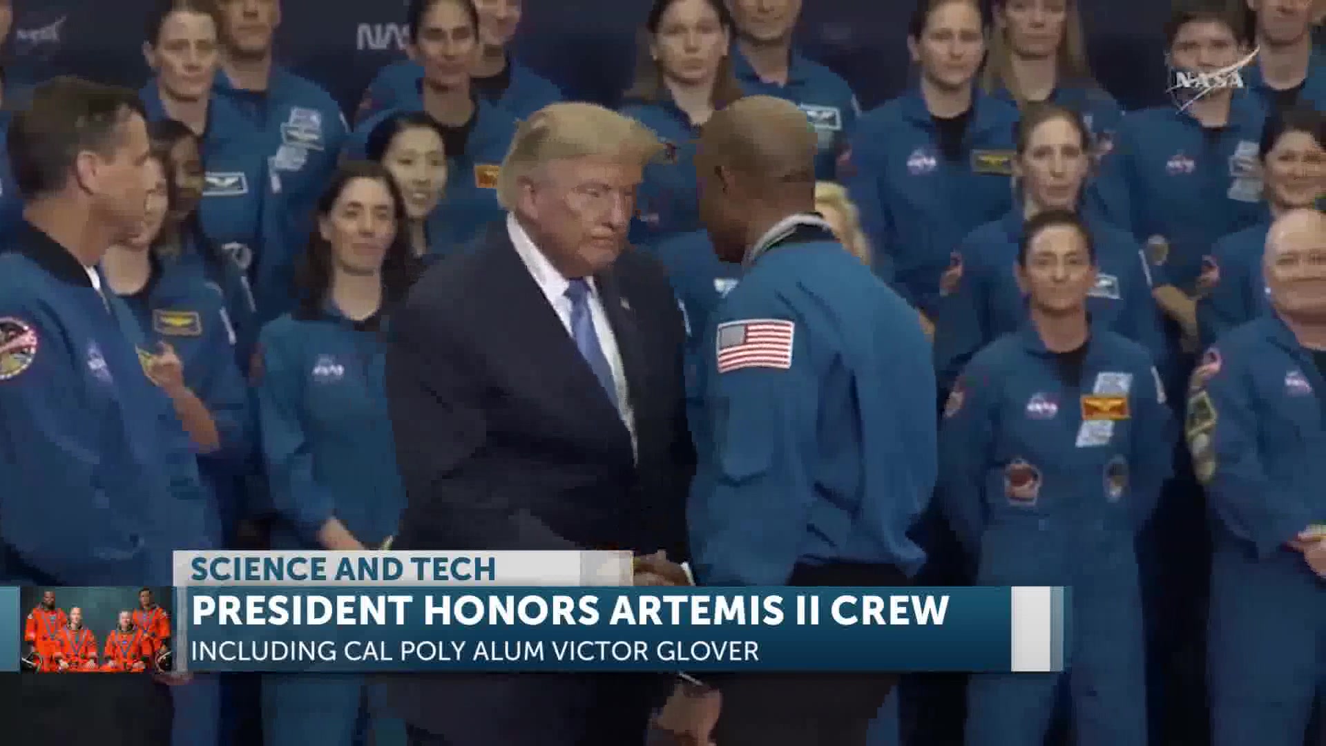 Mustang Pride Buzzes For Victor Glover’s Congressional Space Medal Of Honor