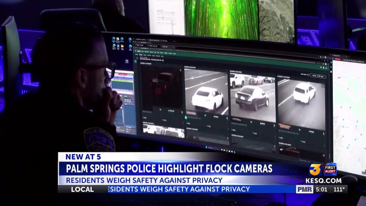 Palm Springs police highlight Flock cameras as residents weigh safety against privacy