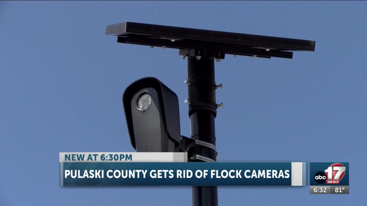 Pulaski County discontinues the use of Flock Cameras