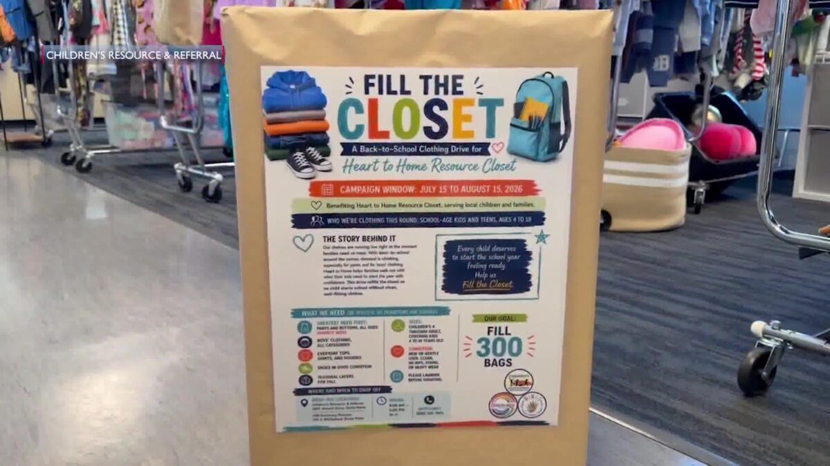 Fill the Closet school donations welcome
