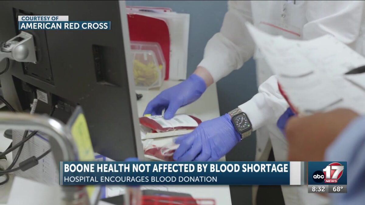 Red Cross blood shortage isn’t affecting Boone Health