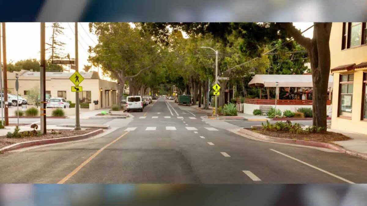 De La Vina Street Pilot Restriping Project