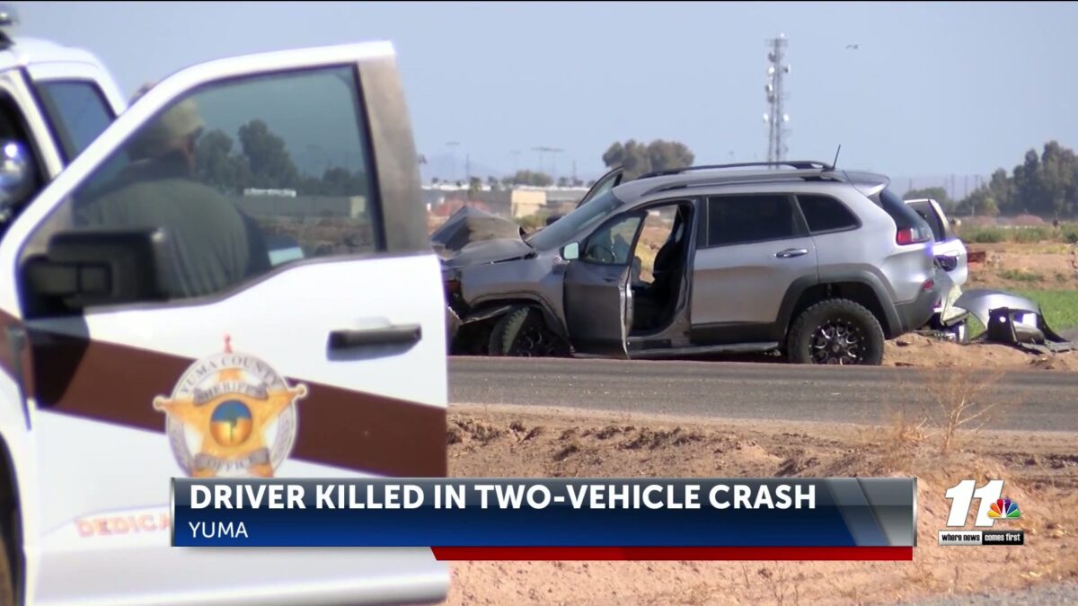 One dead in crash on W. County 14th Street in Yuma