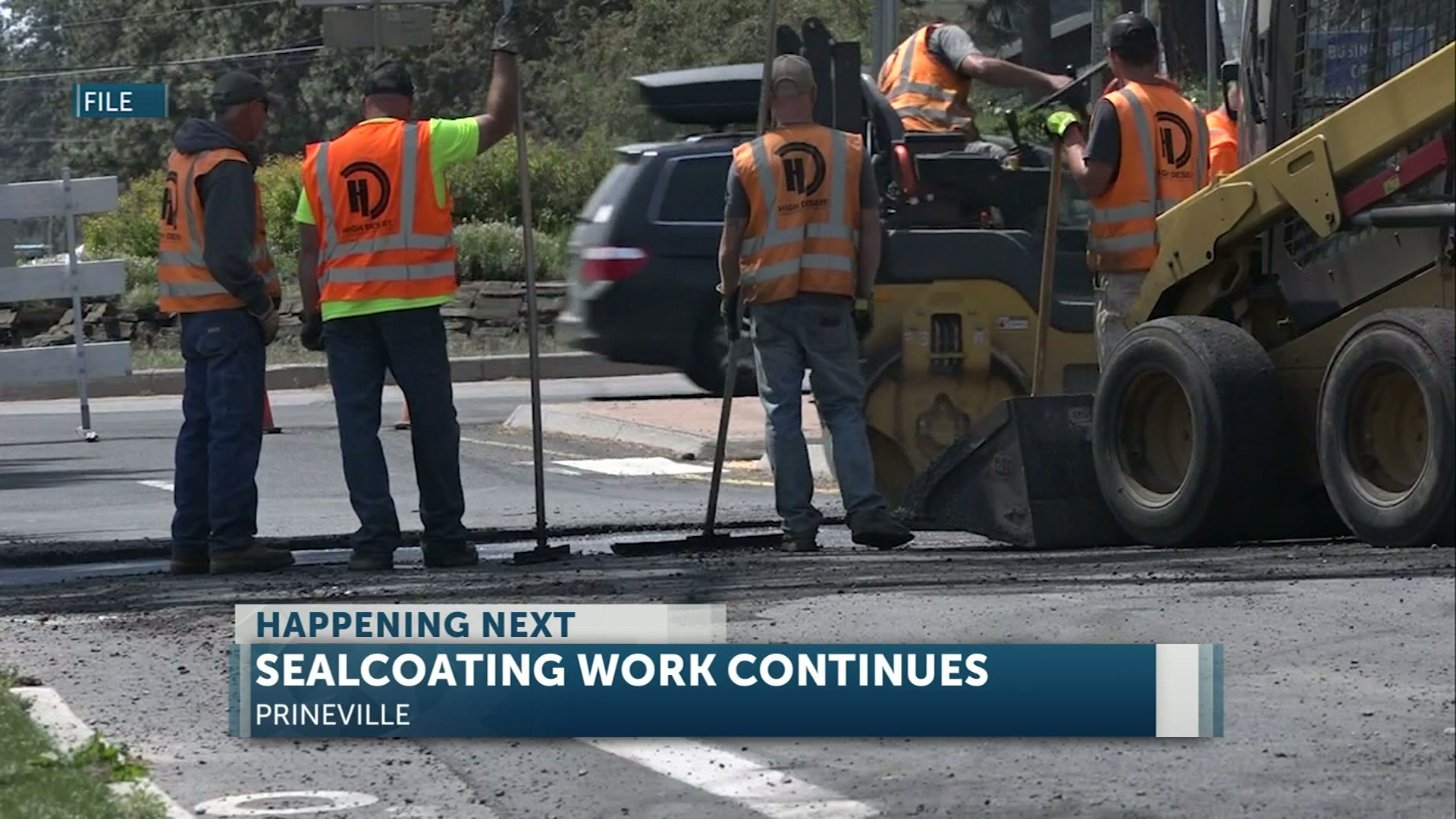 New schedule for Prineville street sealcoating causes delays