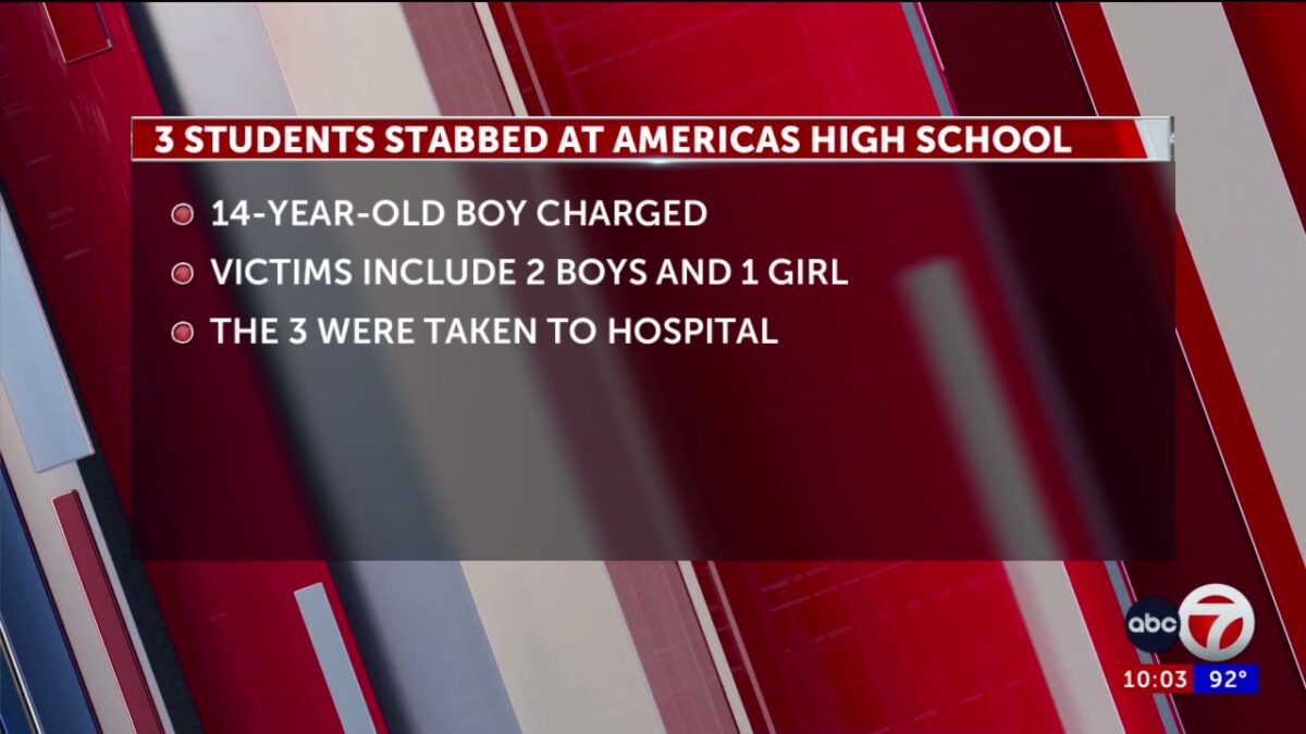 Americas High School principal releases statement following Friday’s stabbing
