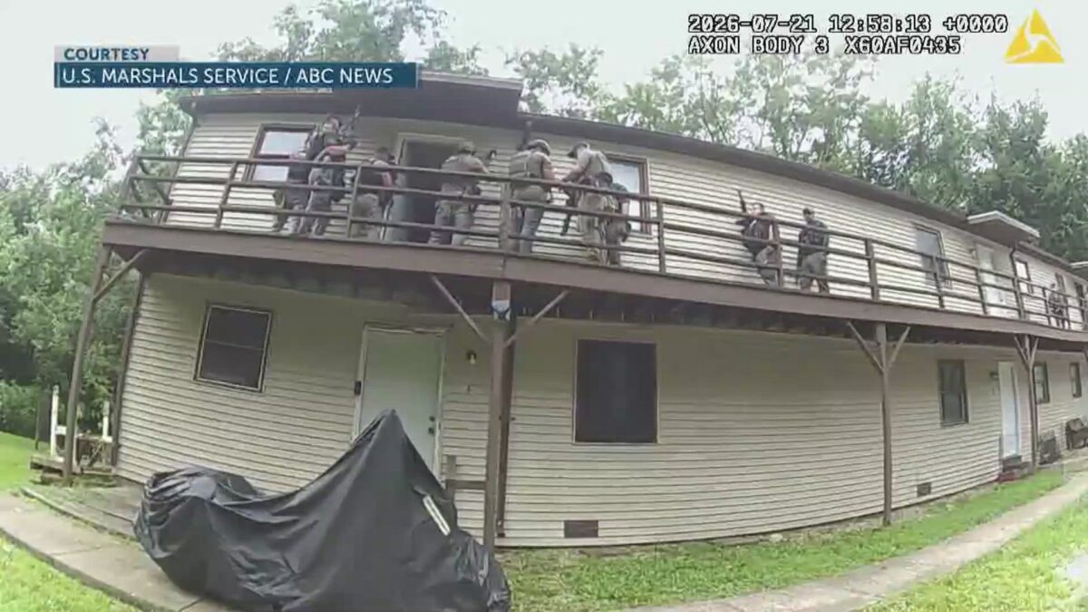 Video shows deck collapse during Randolph County SWAT raid