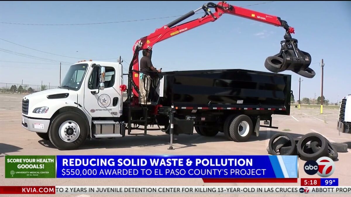 New utility trucks arrive to keep El Paso County cleaner amid illegal dumping