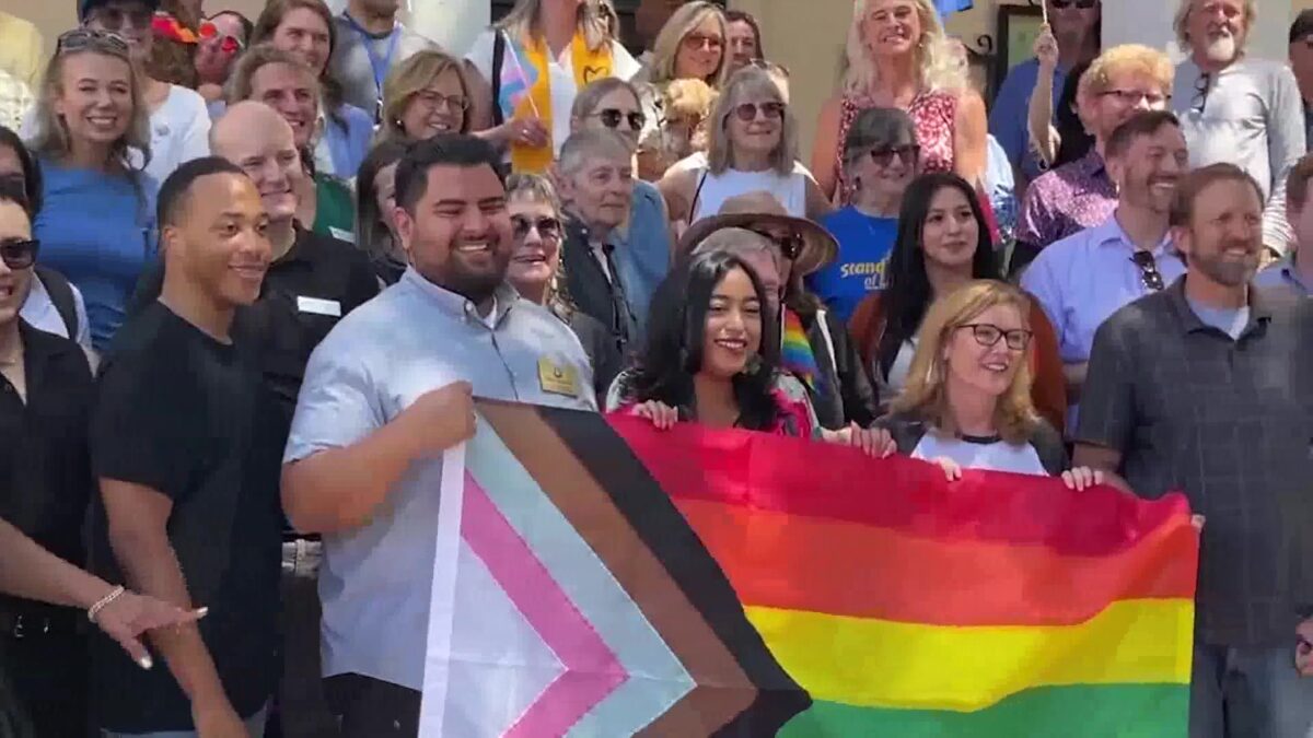 Santa Barbara Raises First Pride Flag Outside City Hall