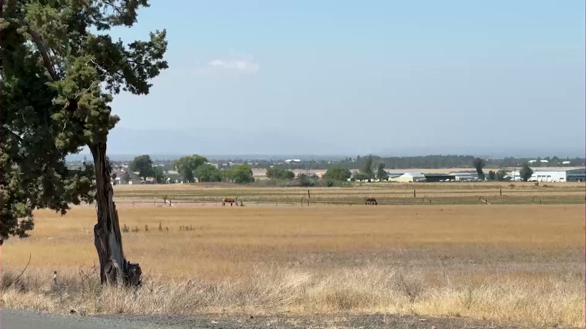 ‘Particularly dangerous weather’: Round Butte Fire quickly reaches 1