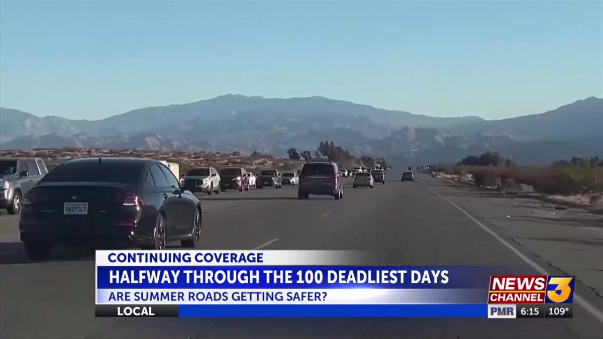 Halfway through the 100 deadliest days: Are summer roads getting safer?