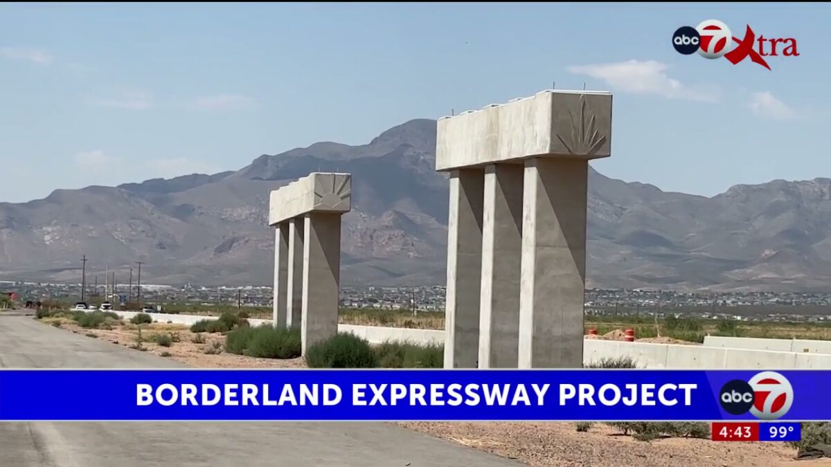 TxDOT El Paso to install Borderland Expressway beams