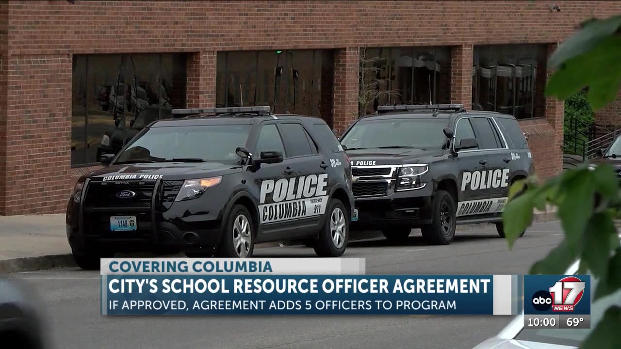 Columbia City Council set to vote on agreement that would add 5 school resource officers to Columbia Public Schools