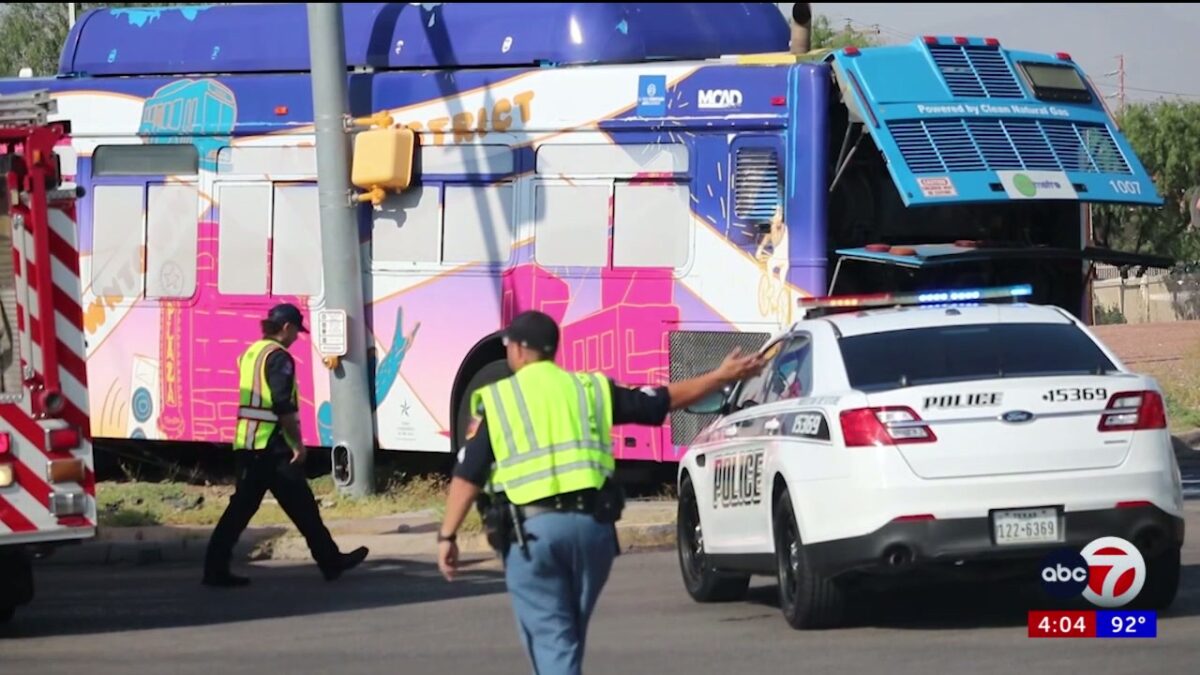 4 hospitalized after Sun Metro bus crash